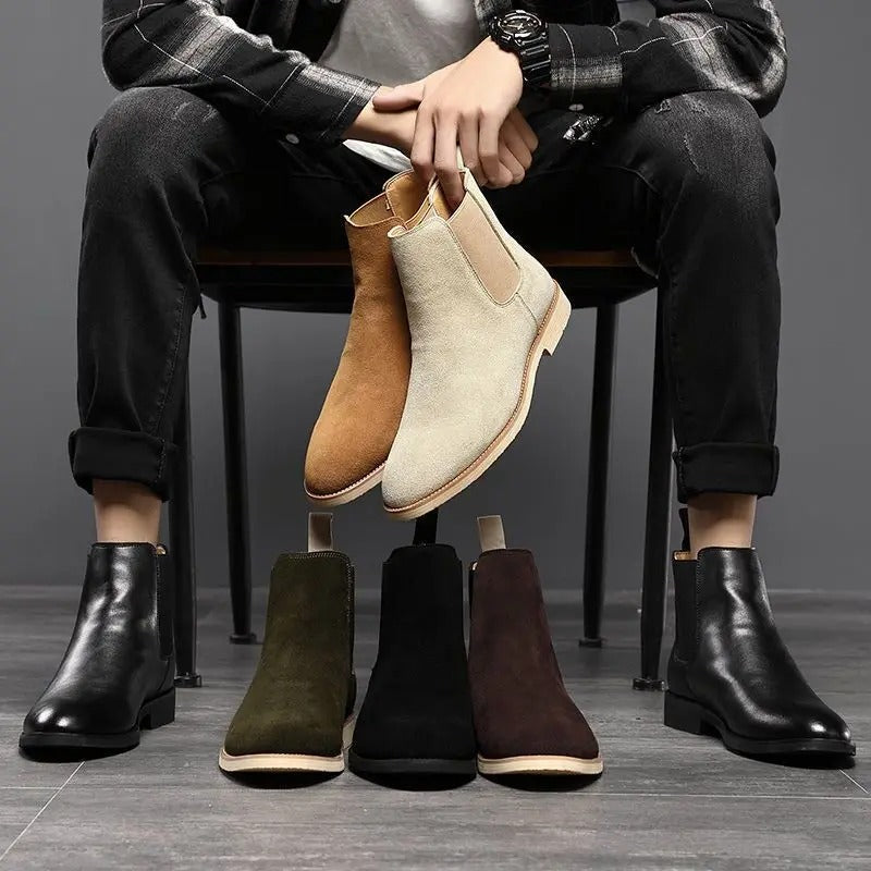 Bradley | Bottines Chelsea en Daim