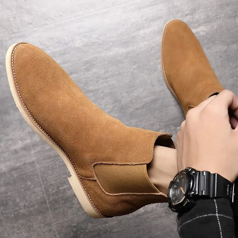 Bradley | Bottines Chelsea en Daim