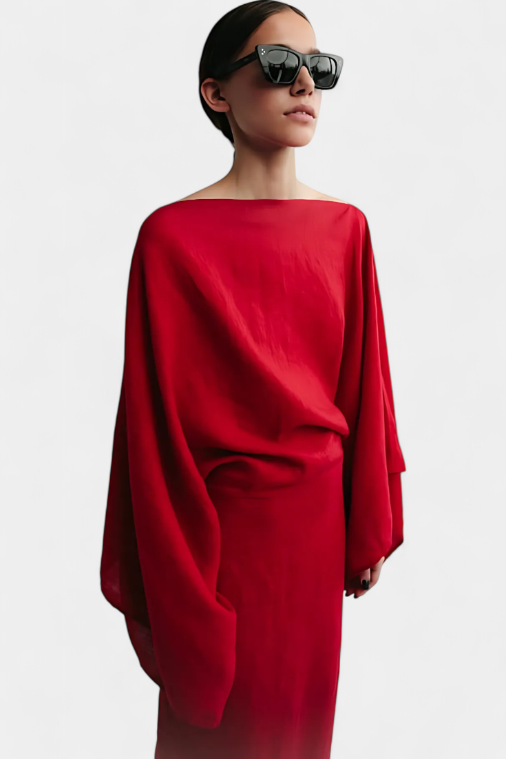 Kamilia | Kimono Dress with Belt - Limited Edition