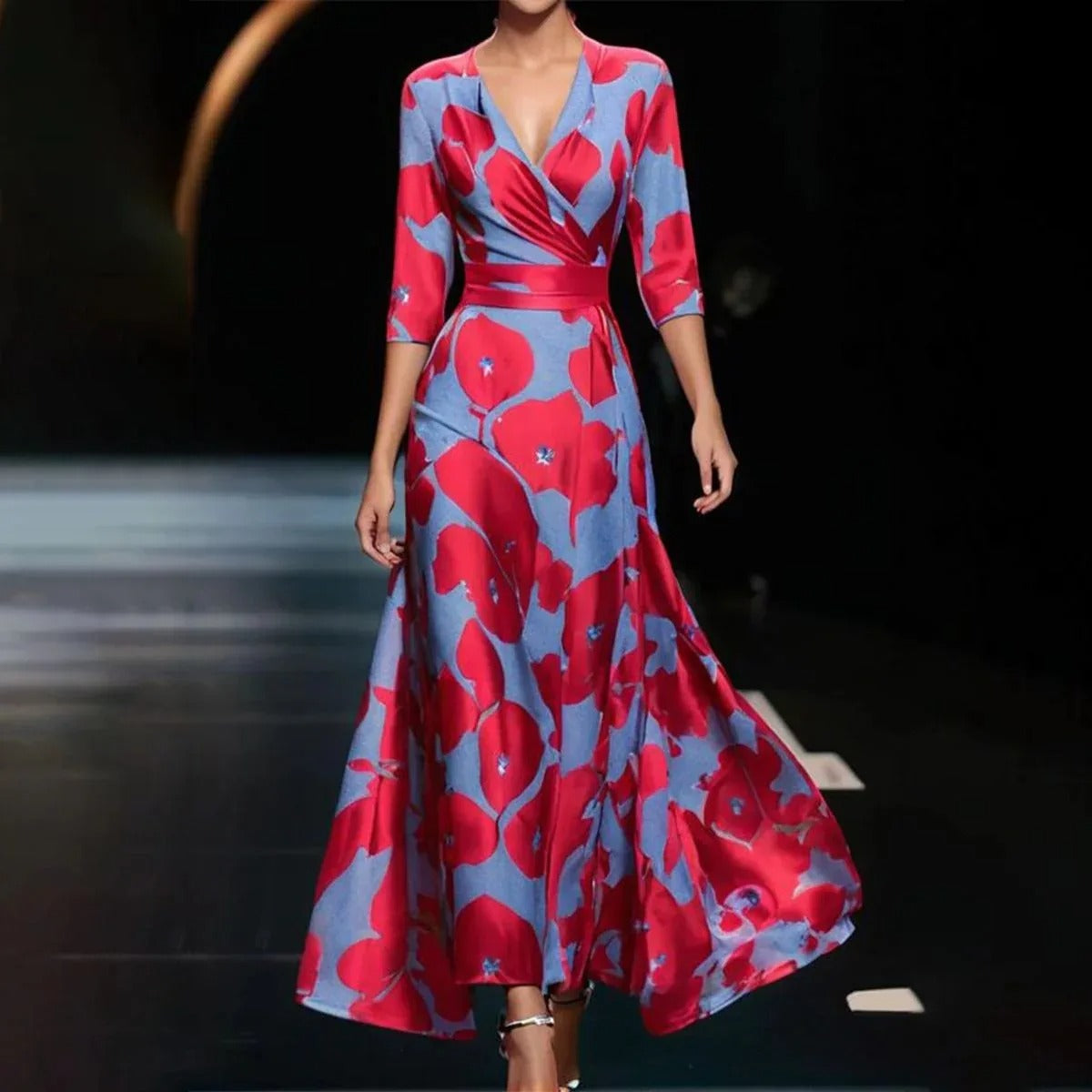 Ysa | Robe Chic avec Imprimé Floral