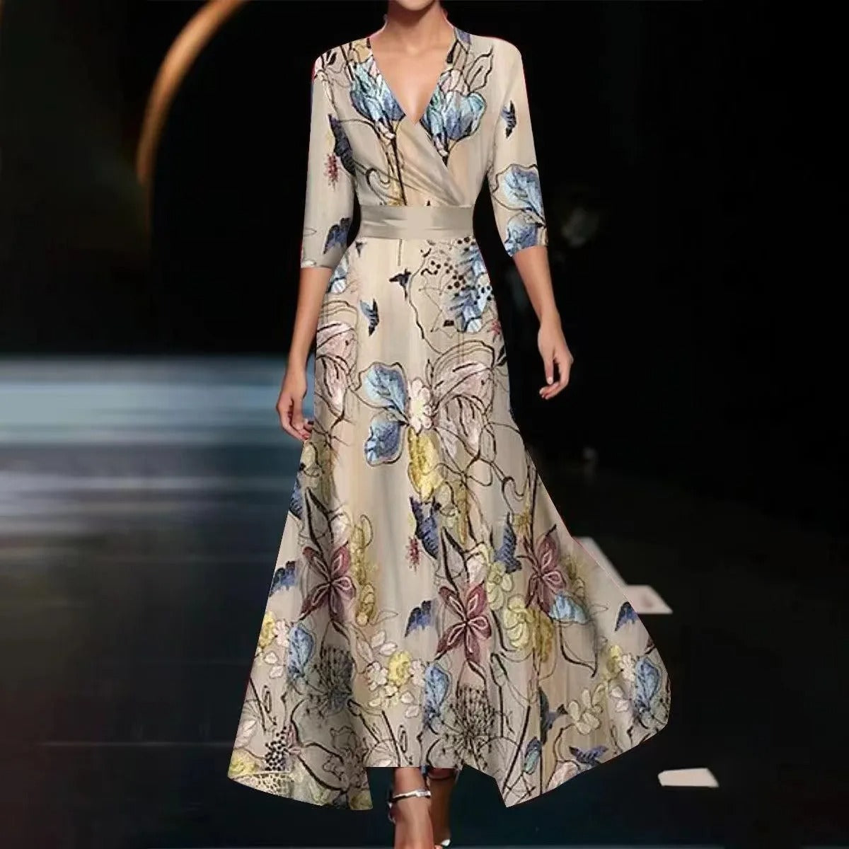 Ysa | Chic Dress with Floral Print